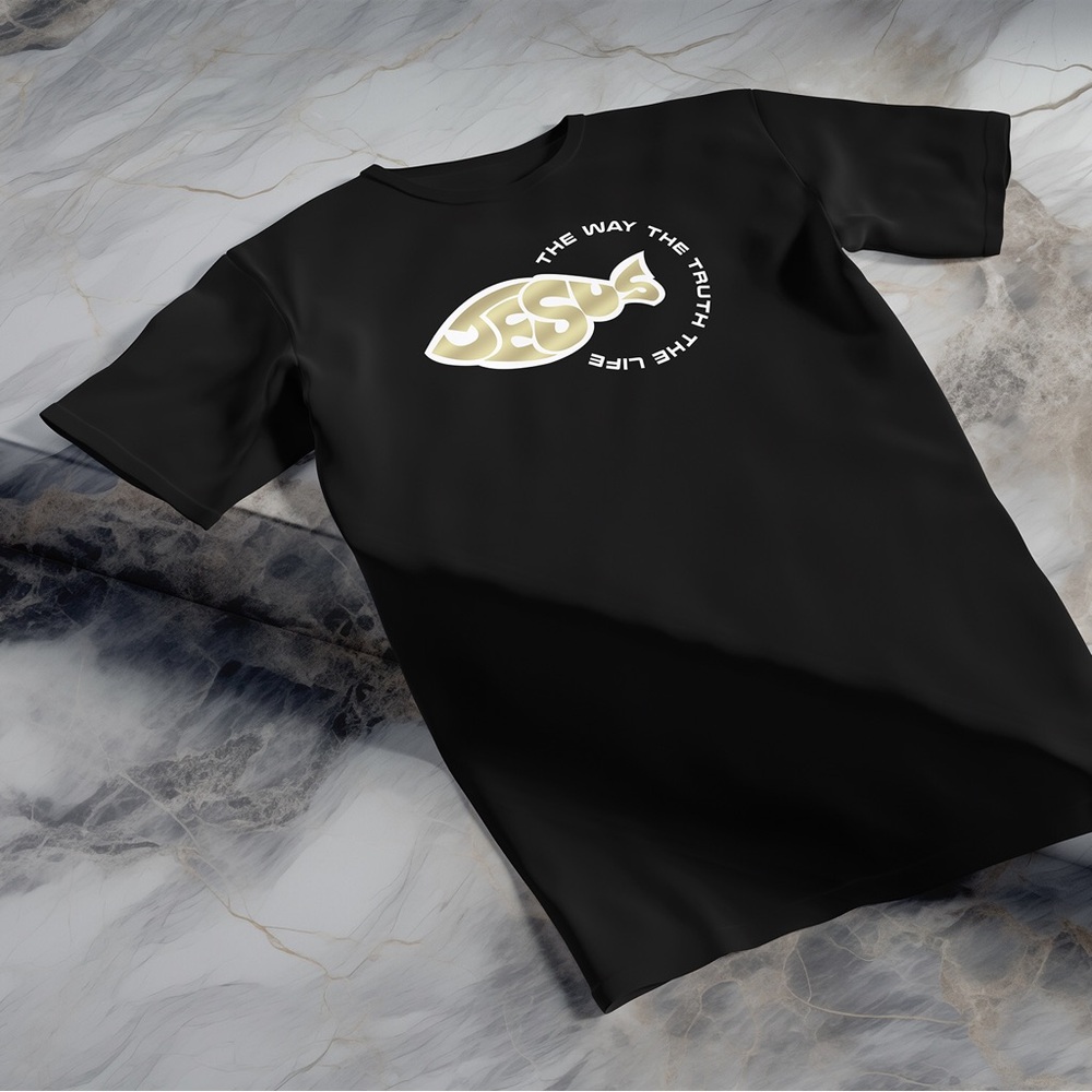 Men’s Shirt Jesus Christ Christian Faith Bible Verse T-Shirt - Picture 1 of 2